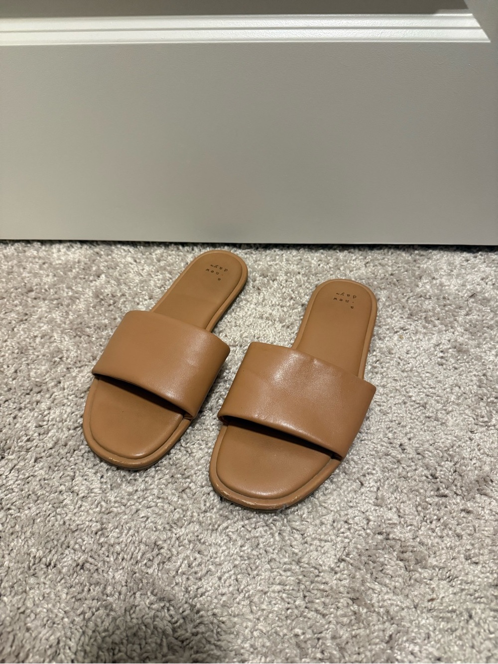 a new day Brown Sandals